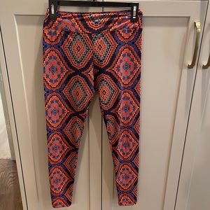 Women’s one size Luluroe multicolored leggings